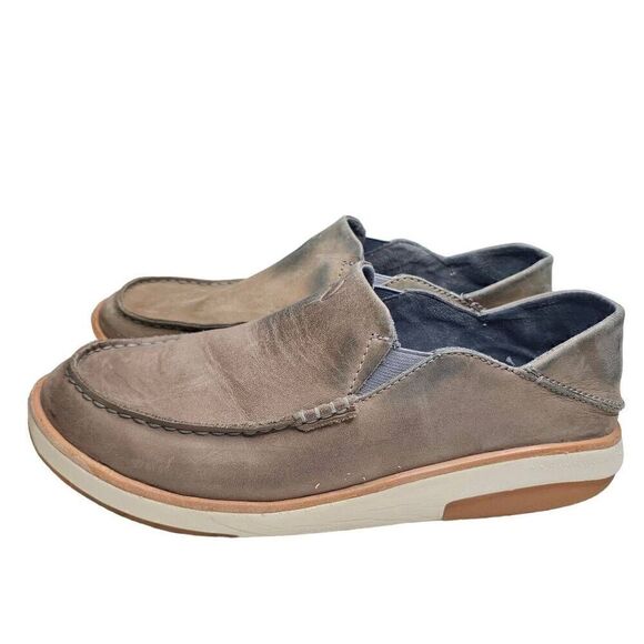 Olukai Mens Leather slip On shoes Size 9.5 - Picture 1 of 13